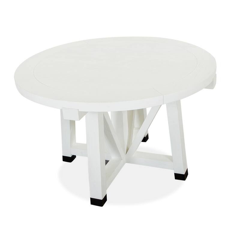 Magnussen Home Harper Springs Silo White 48" Round Dining Table - 48''W x 48''D x 30''H