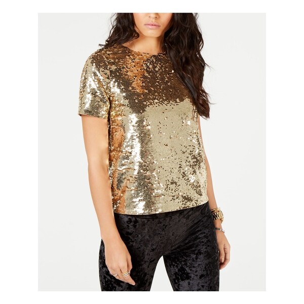 michael kors shirts womens gold