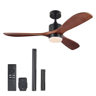 CO-Z 52" Farmhouse Ceiling Fan with Remote Control and Dimmable Light Kit