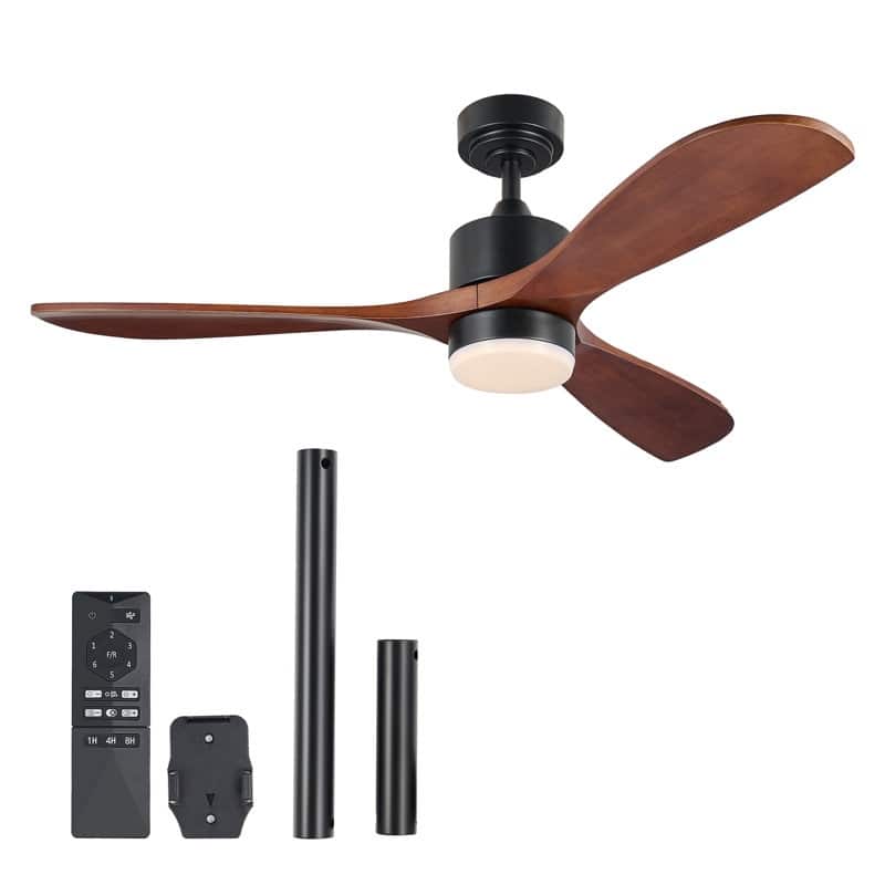 CO-Z 52" Farmhouse Ceiling Fan with Remote Control and Dimmable Light Kit
