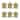 KitchaBon Sea Turtle Gold Napkin Rings for Table Decor - Set of 6 - 2.1 x 1.45 x 1.65 inches