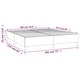 preview thumbnail 27 of 38, vidaXL Box Spring Bed Frame King Fabric Double Bed Base Multi Colors/Sizes