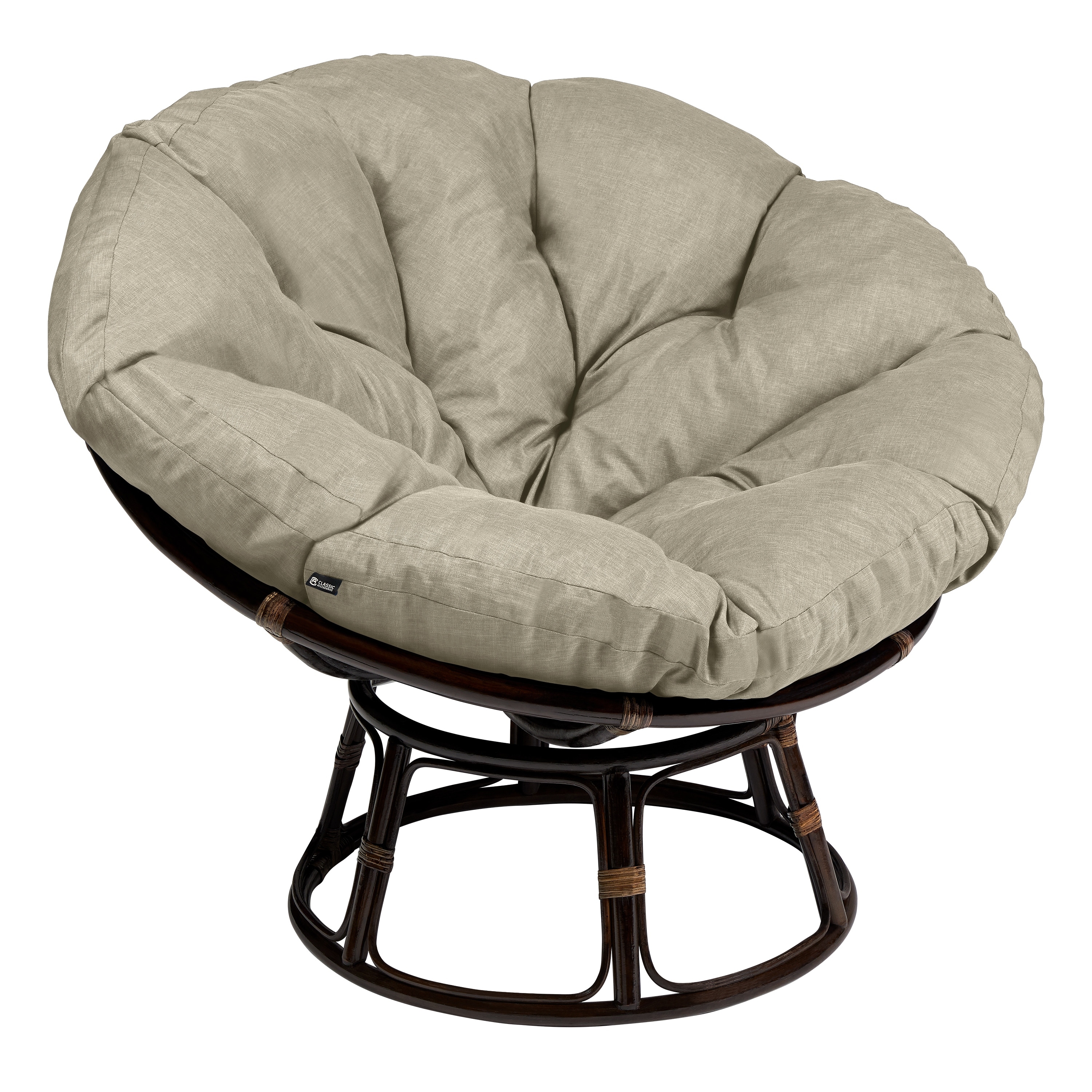 classic accessories montlake waterresistant 50 inch papasan cushion chair  is not included