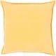 preview thumbnail 9 of 57, Artistic Weavers Harrell Solid Velvet 22-inch Throw Pillow Down - Lemon