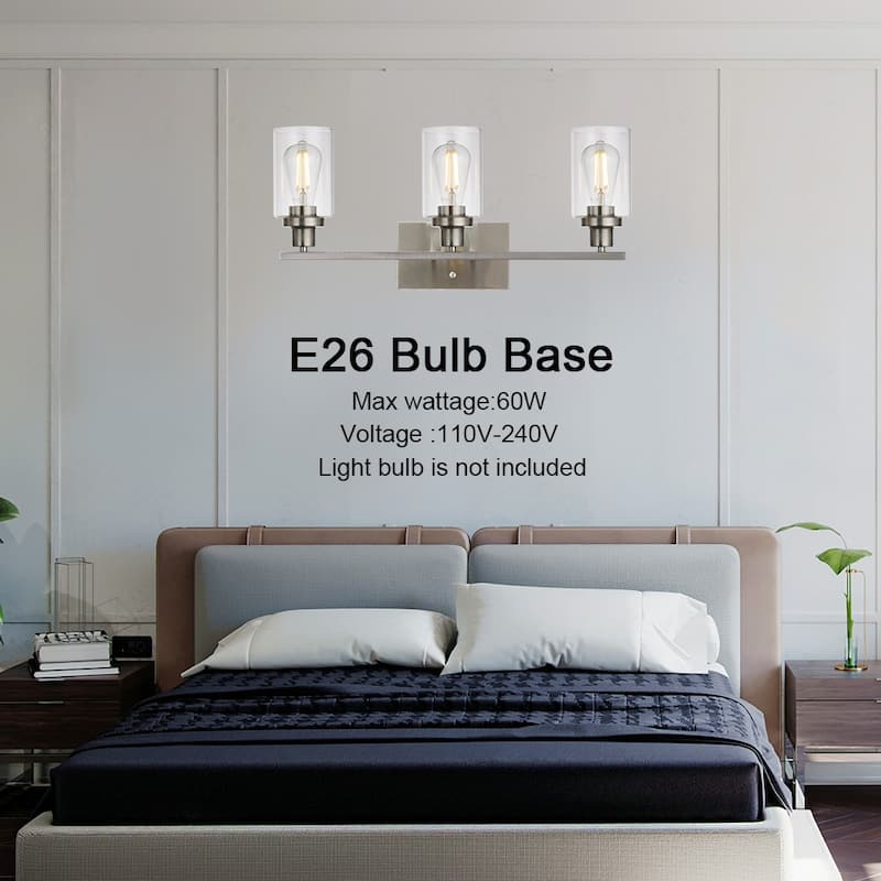 Modern Bathroom Lights Fixture 3-Lights Vanity Lighting