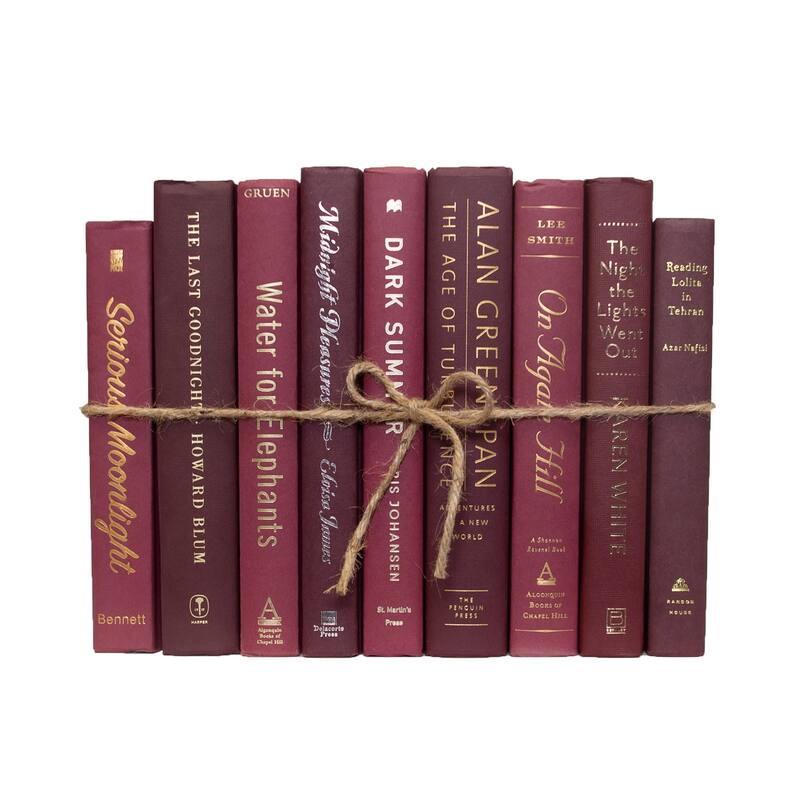 Books Red Decorative Accessories: Bordeaux ColorPak