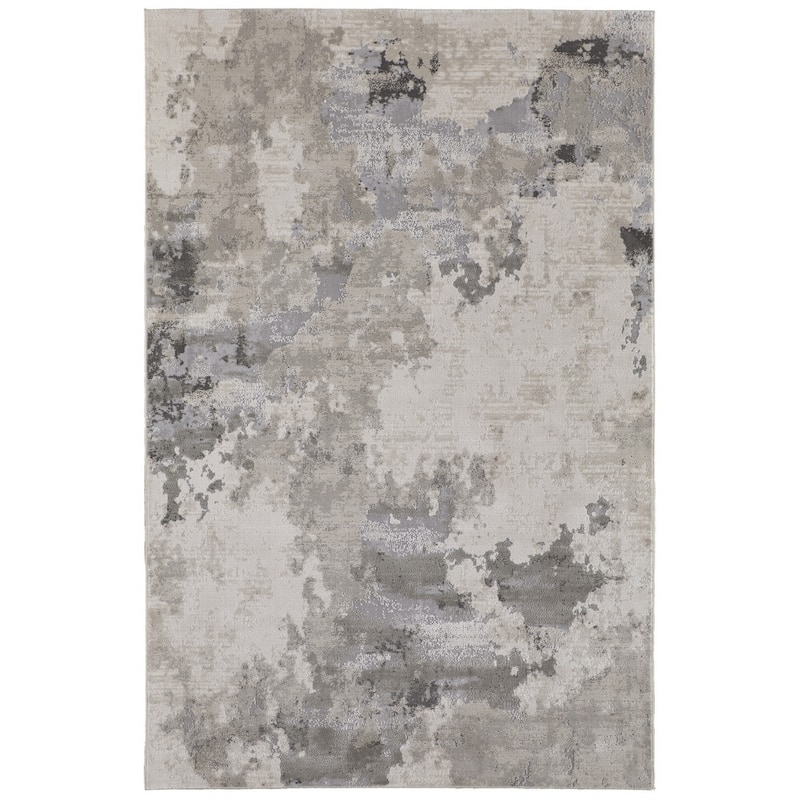 Tiga Abstract Stain Resistant Area Rug By HomeRoots - 2' x 3'