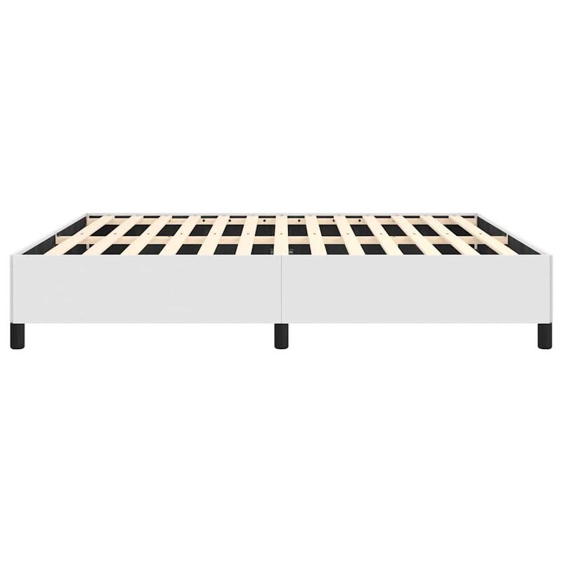 vidaXL Bed Frame, Faux Leather, No Mattress