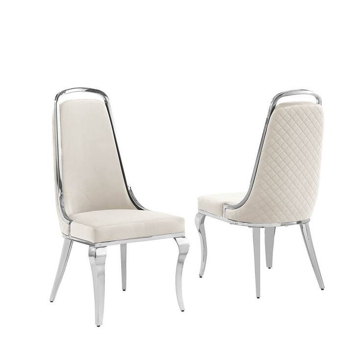 Best Quality Furniture D400/1-SC310-7 Dining Set with 78" 12mm Glass with Bevel