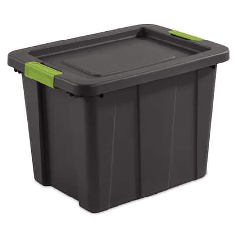 Sterilite Tuff1 Latching 18 Gallon Plastic Storage Container & Lid (18 Pack) - 5.8