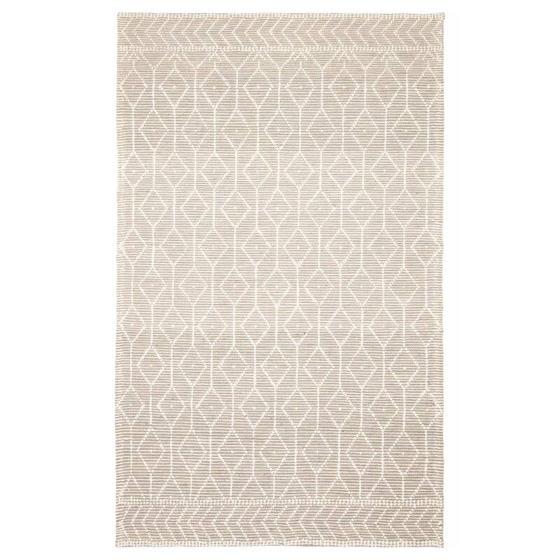 ECARPETGALLERY Braid weave Sienna Grey Wool Rug - 5'0 x 8'0 - Grey - 5'0 x 8'0