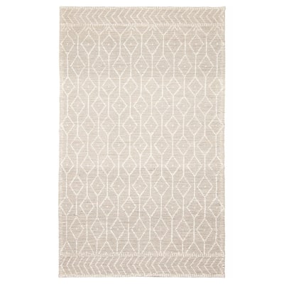ECARPETGALLERY Braid weave Sienna Grey Wool Rug - 5'0 x 8'0