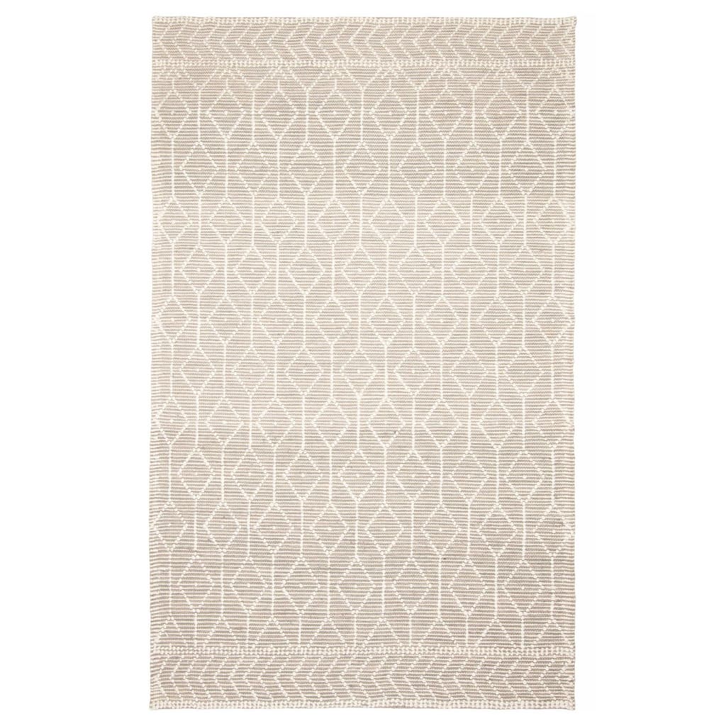 ECARPETGALLERY Braid weave Sienna Grey Wool Rug - 5'0 x 8'0