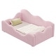 preview thumbnail 10 of 11, Upholstered Toddler Bed with Cloud Design and Safety Guardrails