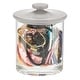 preview thumbnail 29 of 37, mDesign Round Storage Apothecary Canister for Bathroom, 2 Pack