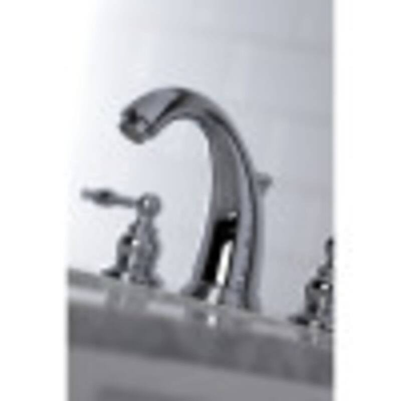 Kingston Brass Vintage Widespread Bathroom Faucet with Pop-Up Drain