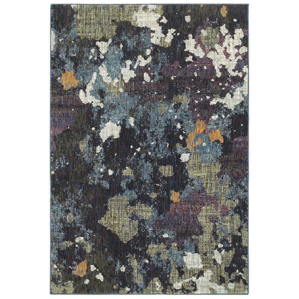 Style Haven Evangeline Dappled Night Area Rug