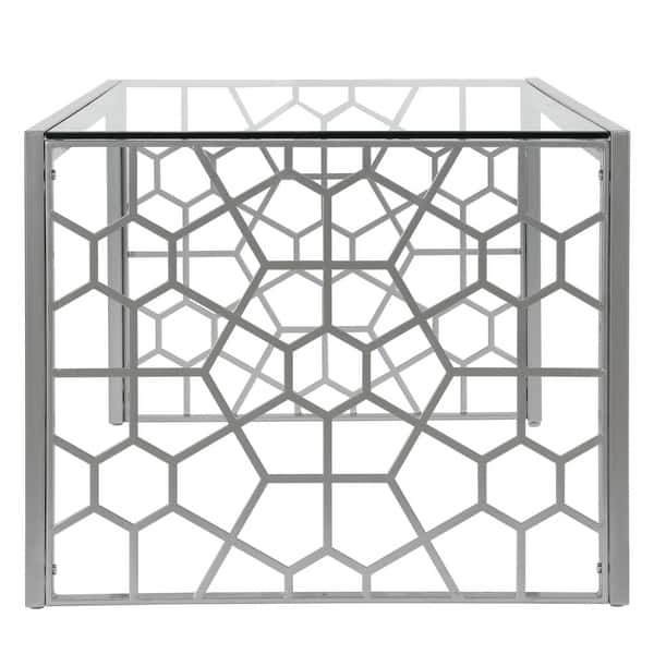 Cosmoliving By Cosmopolitan Juliette Glass Top Coffee Table On Sale Overstock 26057083 Brass