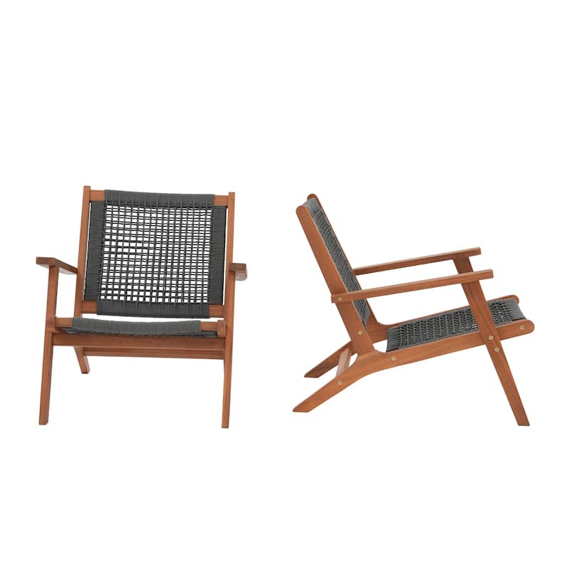 Outdoor 2 pieces Acacia Wood Chair