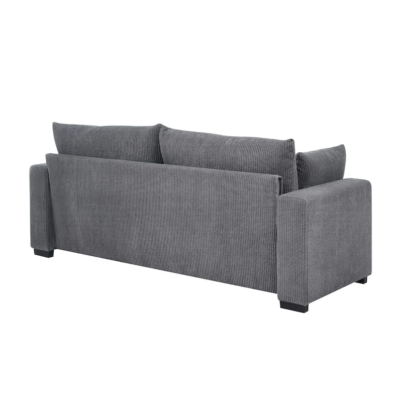 Coastal Haven Corduroy Sofa