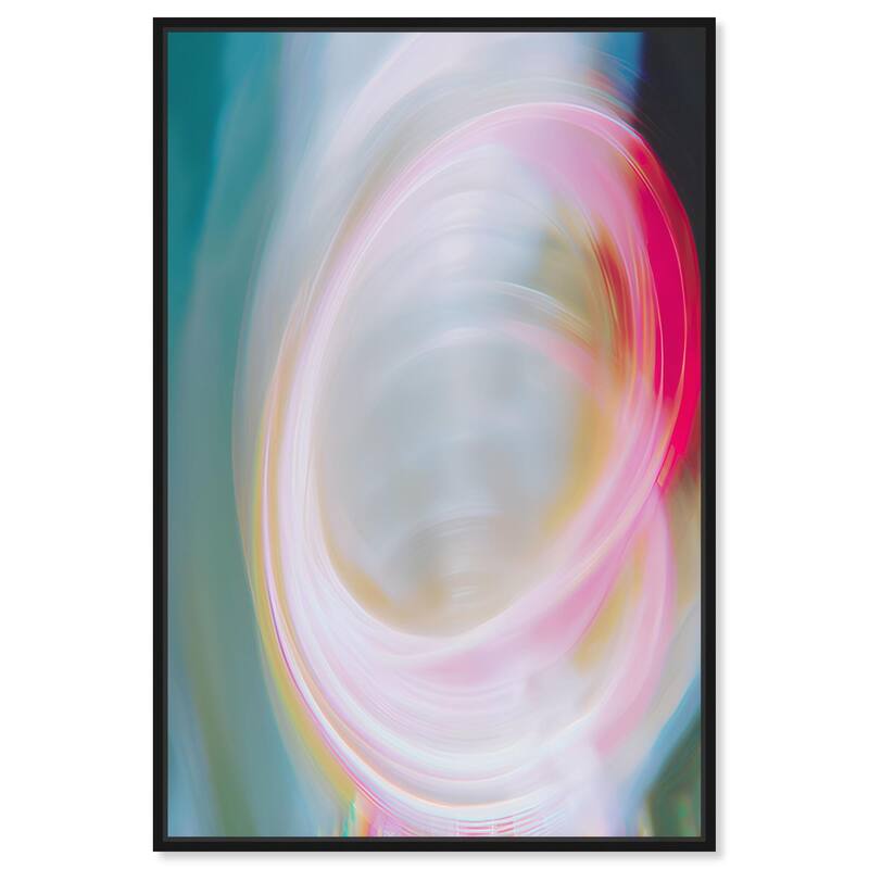 Swirling Light III Canvas by Art Remedy - Black - 24" x 36"