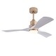 preview thumbnail 8 of 15, 47In Modern 3-Blade 6-Speed Propeller Ceiling Fan Light with Remote White