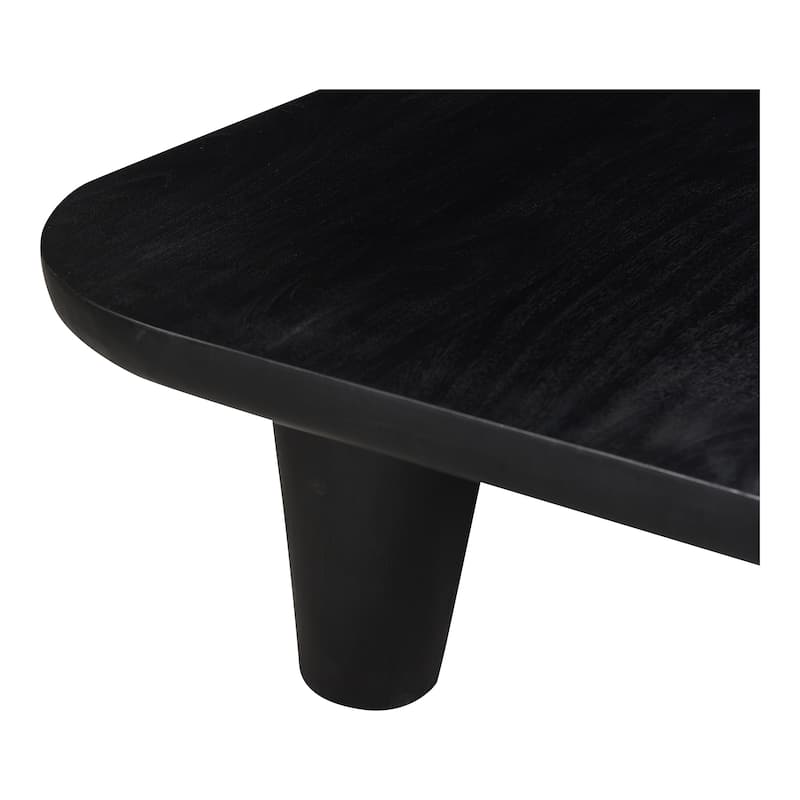 Aurelle Home Rustic Solid Acacia Wood Coffee Table