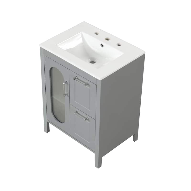 24" Bathroom Vanity with Sink