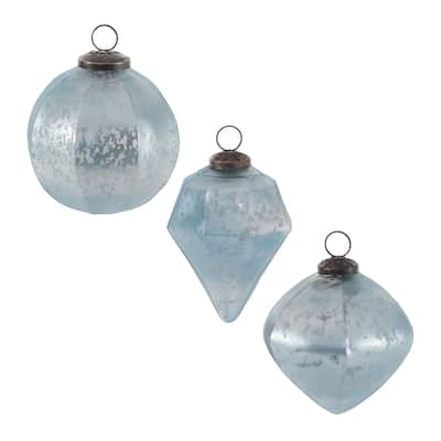 Mercury Glass Ornament (Set of 6) - N/A