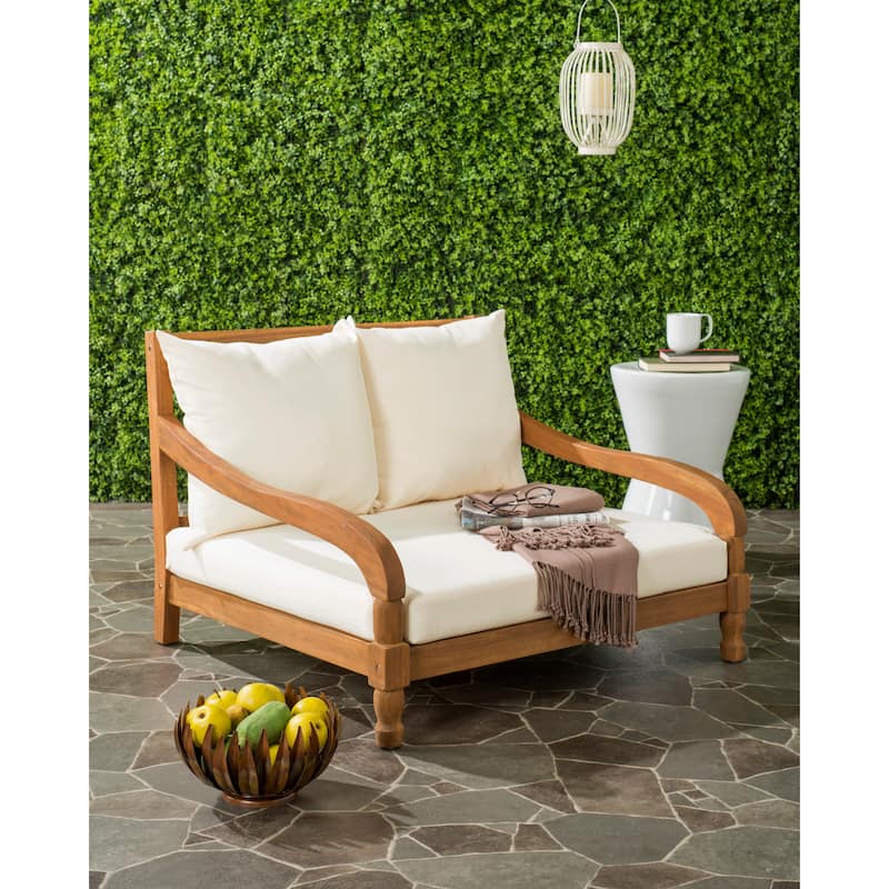 SAFAVIEH Outdoor Amiya Lounge Chair - Natural