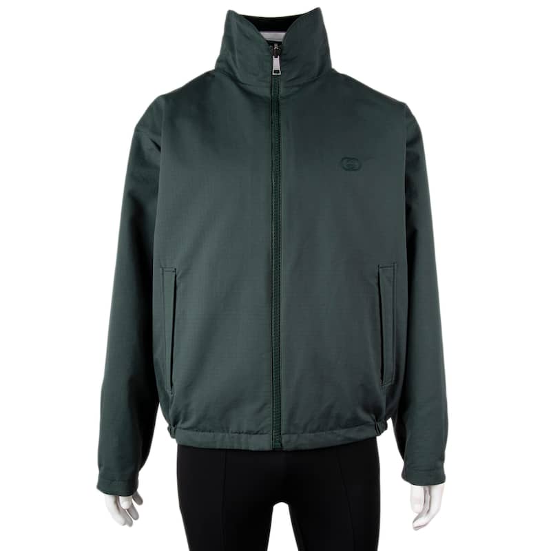 Gucci Men's Reversible Cotton Ripstop Jacket - 46