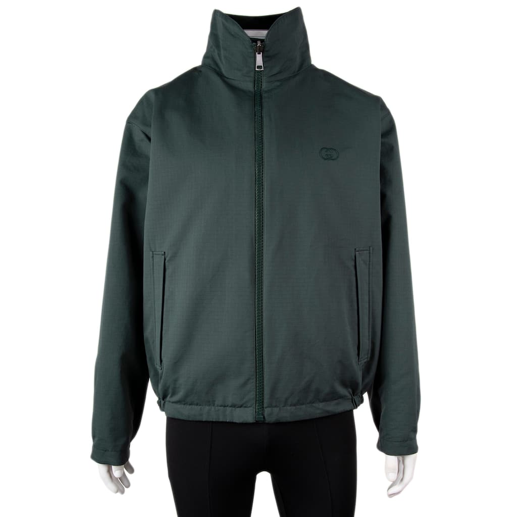 Gucci Men's Reversible Cotton Ripstop Jacket