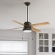 preview thumbnail 1 of 18, Hunter 52" Loki Ceiling Fan with LED Light Kit and Pull Chain - Transitional, Modern-Contemporary Noble Bronze