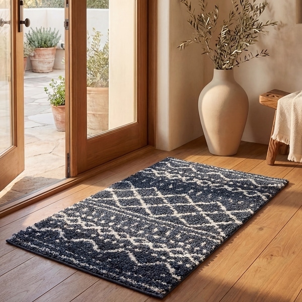 SAFAVIEH Arizona Shag Lotta Moroccan 1.2-inch Thick Rug - On Sale