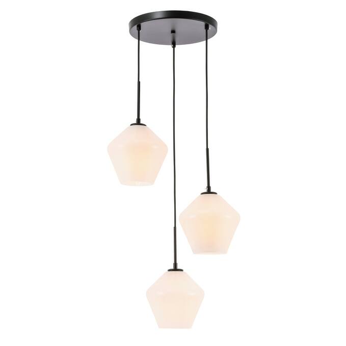 Gerald 3-Light Glass Pendant