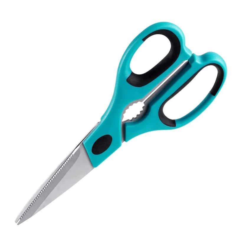 Versatile Stainless Steel Kitchen Scissors with Sheath for Precision Cuts Included Plastic Sheath