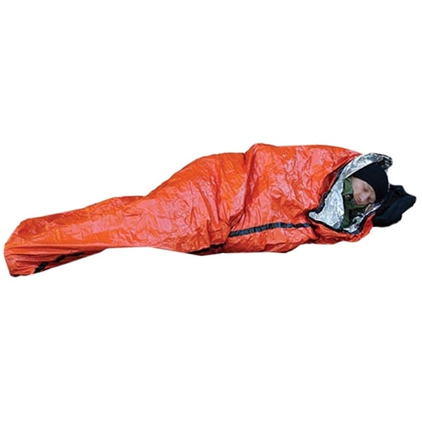 SOL Survive Outdoors Longer Heatsheets Wind and Waterproof Emergency Bivvy - Orange