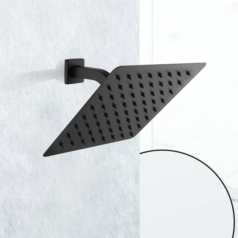 8" Square High Pressure Rain Shower Head,304 Stainless Steel Rain Shower Head - 8"X8"