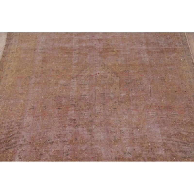 Overdyed Qashqai Persian Area Rug Handmade Wool Carpet - 6'3" x 9'1"