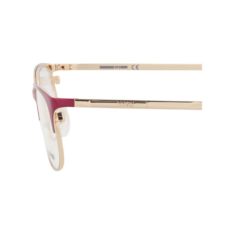 McQ Alexander McQueen Round-Frame Metal Optical Frames - Violet Gold Transparent - N/A