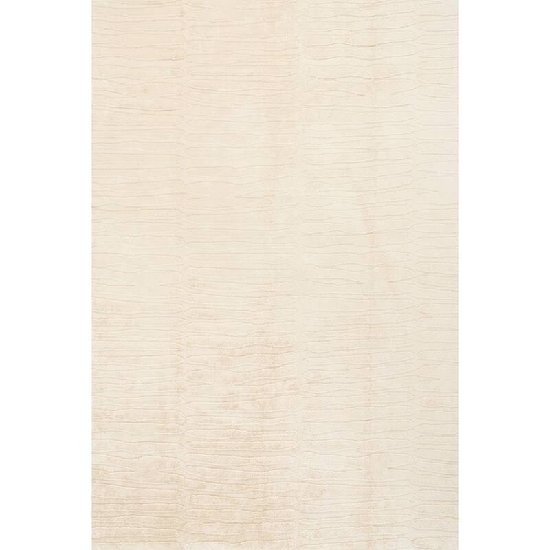Nuloom Nivella Solid Cloud Washable Area Rug