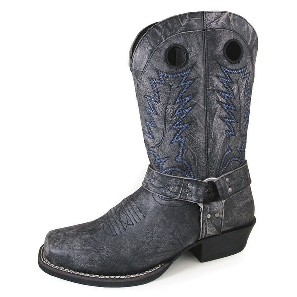distressed black boots womens