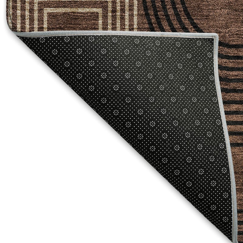 Premium Washable Super Contemporary Deco Soft Mayfield Rug