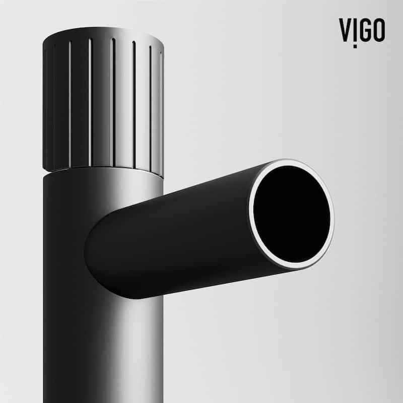 VIGO Ashford 8" H Single Handle Single Hole Bathroom Faucet