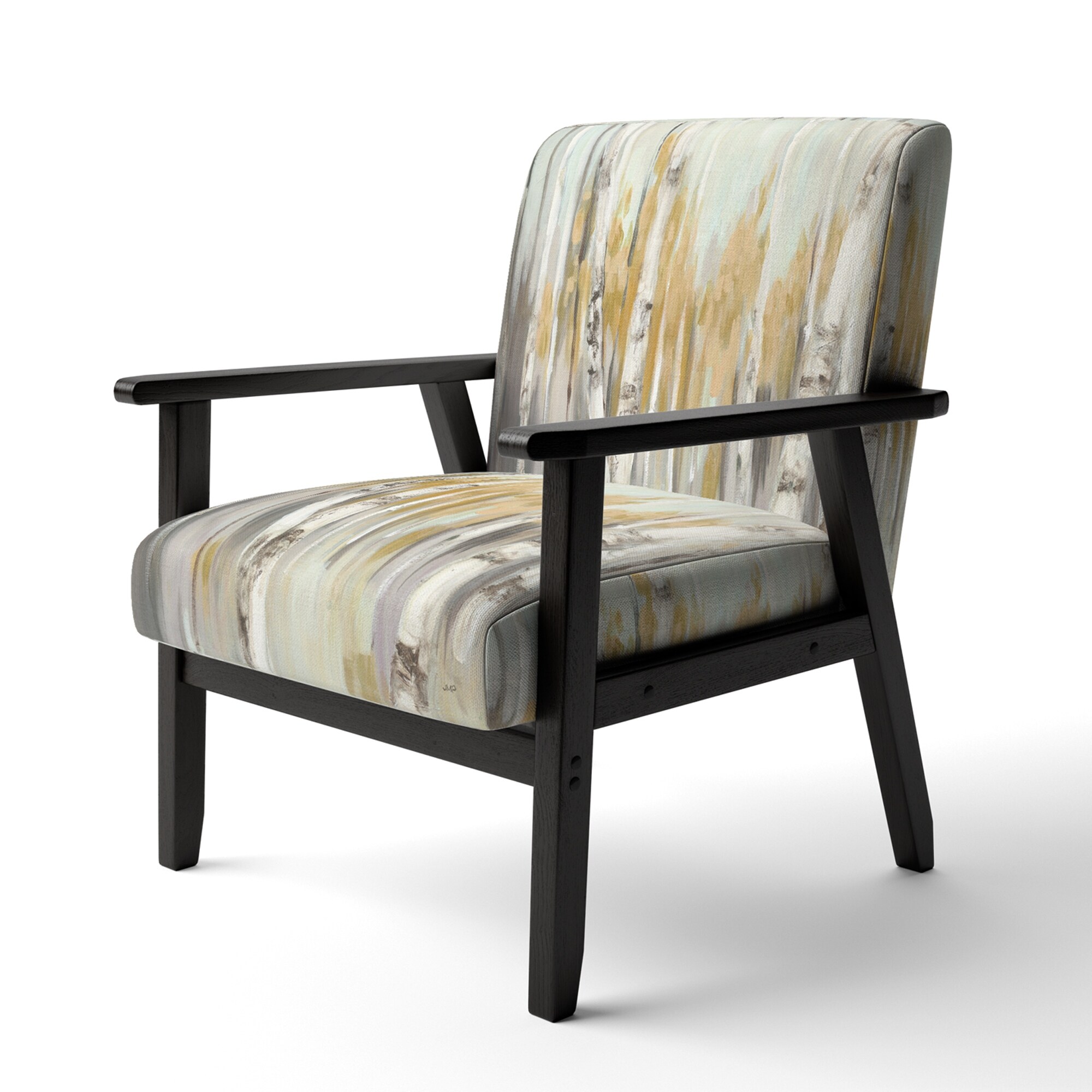 Designart "Silver And Yellow Birch Forest" Upholstered - Picture 8 of 20