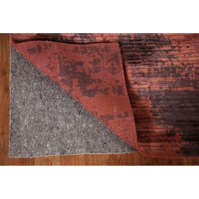 Modern Abstract Indian Area Rug Handmade Wool Carpet - 5'3"x 7'8"