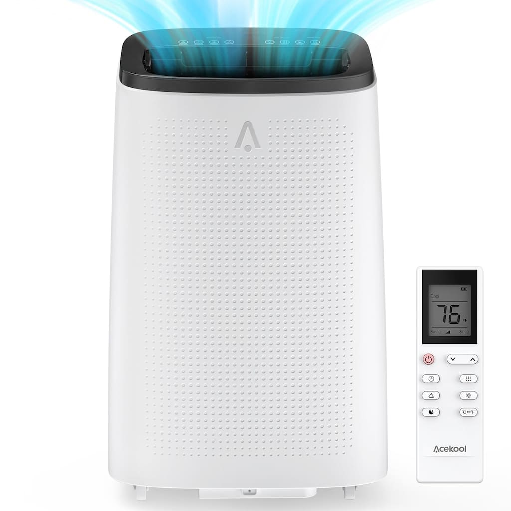 15,000 BTU Portable Air Conditioners, Coolings Up to 850 Sq.Ft, 3-in-1 AC Unit with LED Function Display