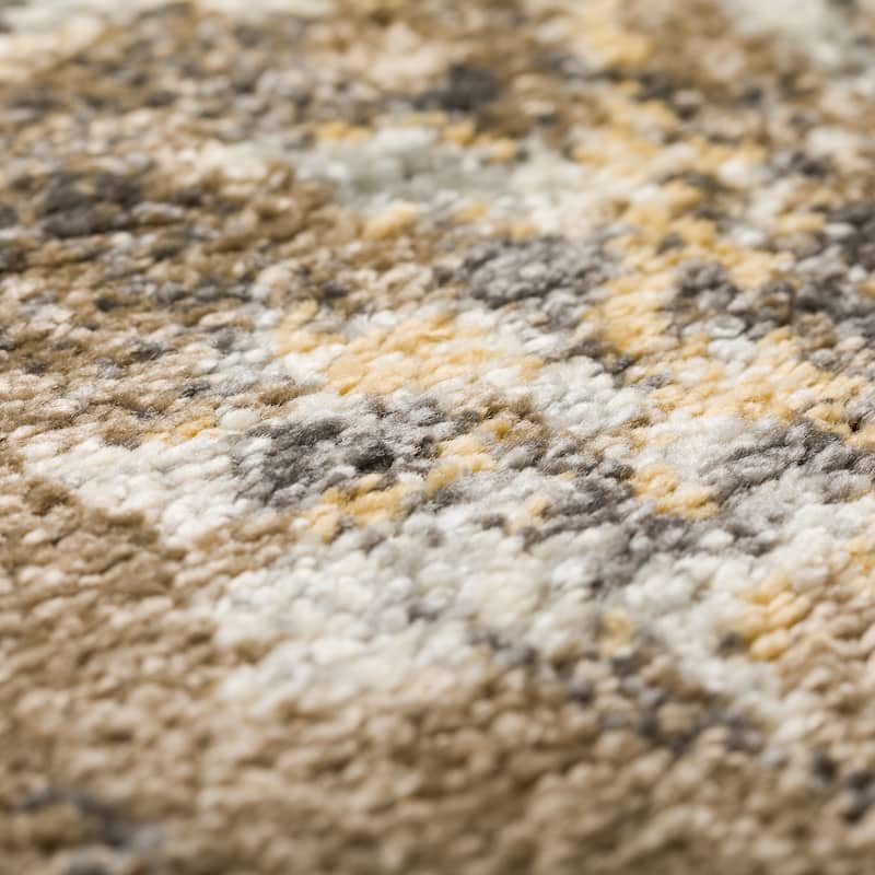 Addison Barkley Blue Floral Farmhouse 1'8" x 2'6" Accent Rug