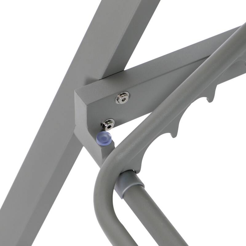 Marlin Aluminum Outdoor Chaise Lounge with Rust-Resistant, 4-Position Adjustable Recliner and Breathable Mesh Sling