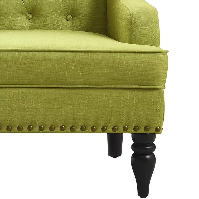 Madison Park Jewel Tufted Wingback Upholstered Club Chair